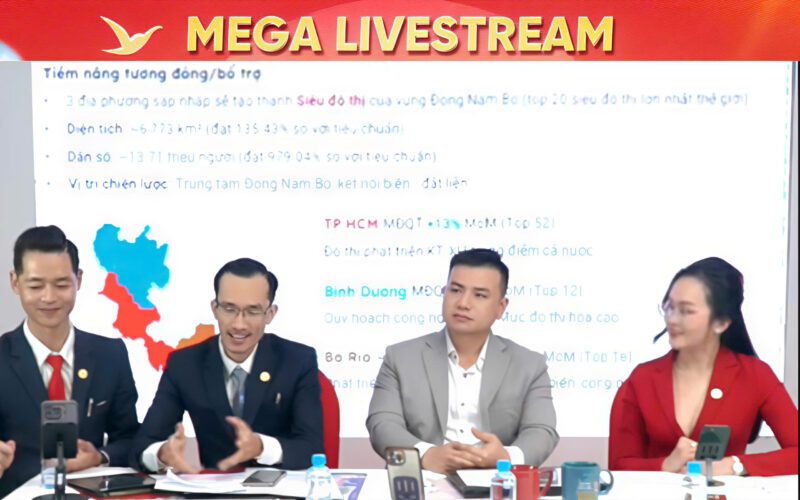 Mega Live Bất Động Sản: "Săn Nhà Giá Sốc - Bốc VF3" 